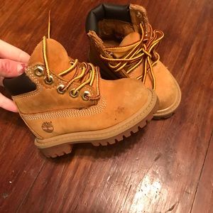 Baby size 4 Timberlands